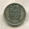 5 франков. Швейцария 1937г
