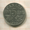 5 центов. Канада 1936г