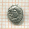 Тригемиобол. Фессалия Ларисса 344-321 г. до н.э. Нимфа/всадник
