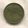 1 франк. Бельгийское Конго 1946г