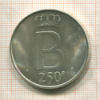 250 франков. Бельгия 1951г