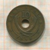 10 центов. Восточная Африка 1939г