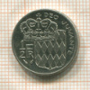 1/2 франка. Монако 1982г