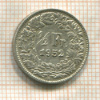 1/2 франка. Швейцария 1952г