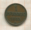 1 пфеннинг. Ганновер 1855г