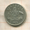6 пенсов. Австралия 1963г