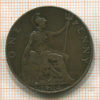 1 пенни. Англия 1904г
