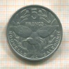 5 франков. Новая Каледония 1983г