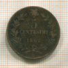 5 сентесимо. Италия 1862г