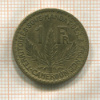 1 франк. Французский Камерун 1926г