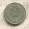 1 франк. Франция 1852г