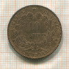 10 сантимов. Франция 1886г