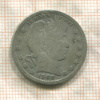 1/4 доллара. США 1909г