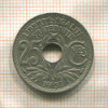 25 сантимов. Франция 1937г