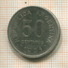50 сентаво. Аргентина 1954г