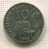 10 франков. Франция 1986г