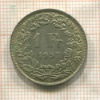 1 франк. Швейцария 1957г