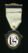Медаль Королевского масонского института для девочек. STEWARD. Англия 1985г