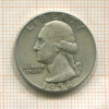 1/4 доллара. США 1958г