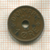 1 эре. Дания 1928г