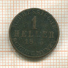 1 геллер. Гессен-Кассель 1866г