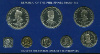 Набор монет. Филиппины. ПРУФ. 50 и 25 песо - серебро. В оригинальном футляре 1975г