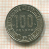 100 франков. Камерун 1972г