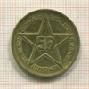 5 франков. Бельгийское Конго 1952г