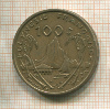 100 франков. Французская Полинезия 1997г