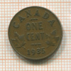 1 цент. Канада 1935г