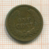 1 цент. США 1887г