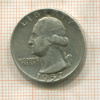 1/4 доллара. США 1957г