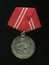 Серебряная медаль За отличную службу в боевых рабочих бригадах. ГДР