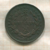 1 цент. Британское Северное Борнео 1886г