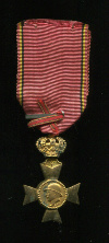 Крест Национальной федерации фронтовиков (1914-1918 гг.) короля Альберта I. Бельгия