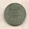 6 пенсов. Англия 1902г