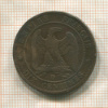 10 сантимов. Франция 1853г