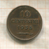 10 сентесимо. Сан-Марино 1938г