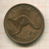 1 пенни. Австралия 1958г