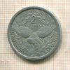 2 франка. Новая Каледония 1949г