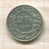 2 франка. Швейцария 1960г