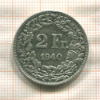 2 франка. Швейцария 1940г