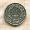 1 франк. Швейцария 1920г