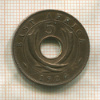 5 центов. Восточная  Африка 1924г