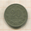 20 сентаво. Аргентина 1906г