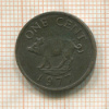 1 цент. Бермуды 1977г
