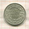 2 франка. Швейцария 1965г