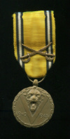 Памятная медаль Второй мировой войны. Бельгия