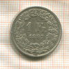 1 франк. Швейцария 1887г