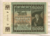 5000 марок. Германия 1922г